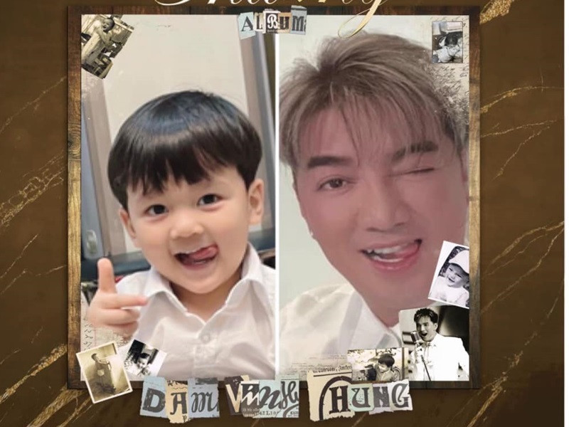 Nam ca sĩ khoe khoảnh khắc "cha nào con nấy" với quý tử 3 tuổi.