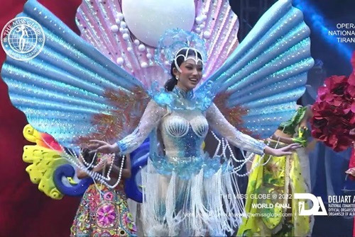 Lam Thu Hong doat A hau 4 Hoa hau Hoan cau 2022