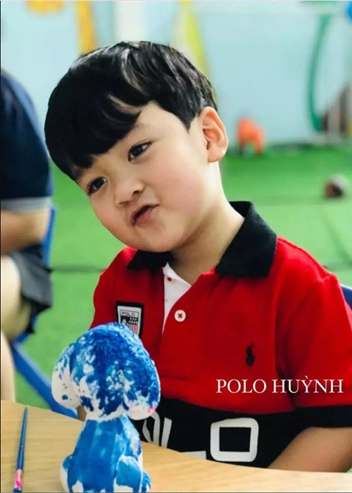 Bé Polo đang là nhóc tì nhà sao Việt hot nhất. Ảnh: Phụ nữ gia đình