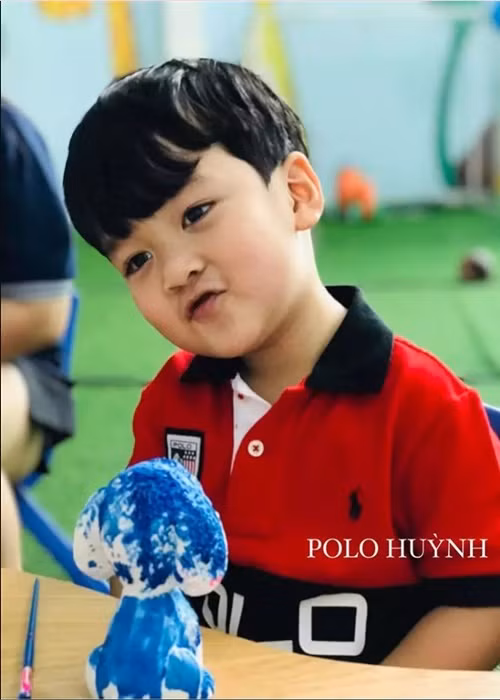 Bé Polo đang là nhóc tì nhà sao Việt hot nhất. Ảnh: Phụ nữ gia đình