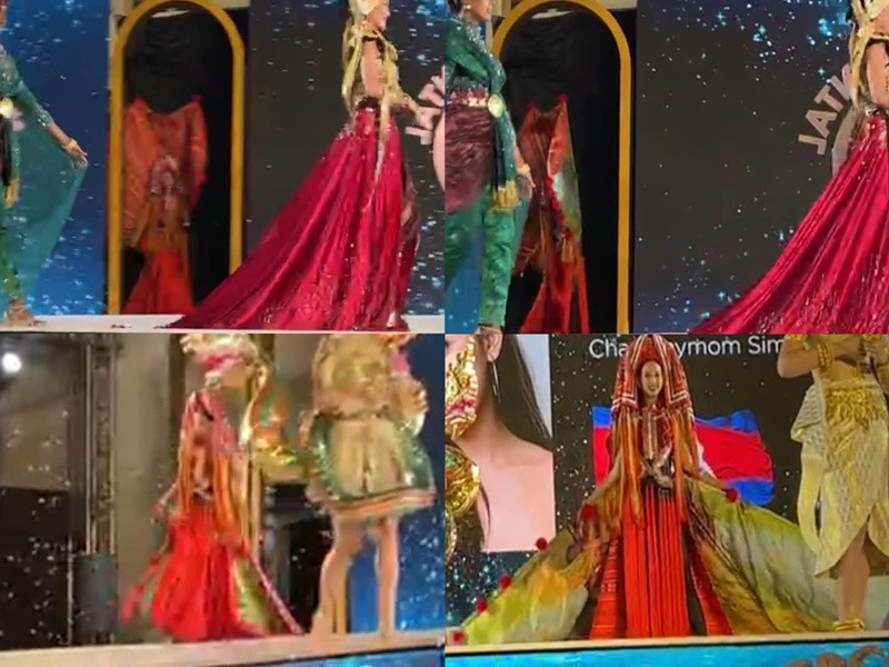 Theo Bảo Ngọc, cô là thí sinh mang bộ trang phục to nhất, với phần cánh cần xử lý khéo để có thể tối ưu sân khấu và đồng thời phải “ý tứ” để không ảnh hưởng bạn diễn cùng. Ngoài ra, từ dưới cánh gà, bộ trang phục của Bảo Ngọc đã hơi khó di chuyển bởi hậu đài khá nhỏ, cổng ra sân khấu cũng không được rộng rãi, vì vậy cô đã đi ngang để lọt qua. Không may, một sự cố ngoài ý muốn xảy ra. Chiếc cánh bị rơi xuống một phần do Bảo Ngọc giữ không đủ chặt khi đi xuống cầu thang.