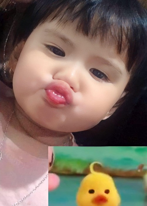 Con gái của Jack và Thiên An có nhiều biểu cảm đáng yêu.