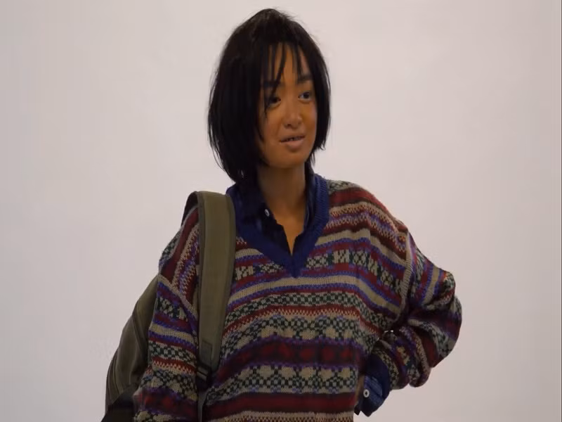 Kaity Nguyễn chia sẻ, cô từng sốc khi nhìn thấy tạo hình của mình. “Trước giờ khi đóng phim, tôi chỉ make up chứ chưa được hóa trang để biến mình trở thành một con người khác hoàn toàn như thế", cô nói. Ảnh: Dân Việt