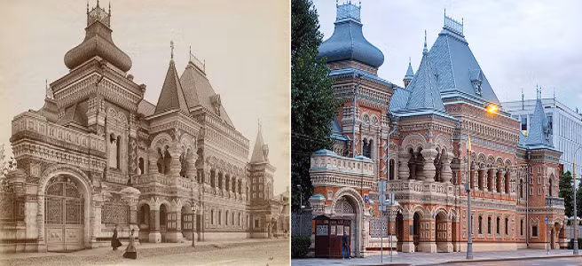 Tòa nhà lịch sử Igumnov ở Moscow hiện là nơi ở của Đại sứ Pháp tại Nga. Có thể thấy, công trình này không thay đổi nhiều qua thời gian.