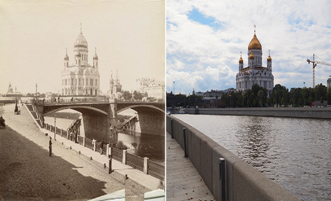 Nhà thờ Chúa Cứu Thế từng bị phá hủy vào năm 1931. Nhà thờ hiện tại được xây dựng lại vào năm 1999.