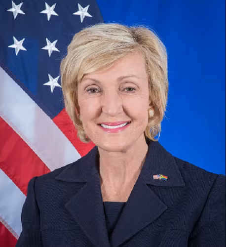 Bà Lana Marks, hiện đảm nhận chức vụ Đại sứ Mỹ tại Nam Phi sinh ngày 18/11/1953 tại thành phố East London, Nam Phi. Cha của bà, ông Alec Bank, là một nhà phát triển bất động sản giàu có.