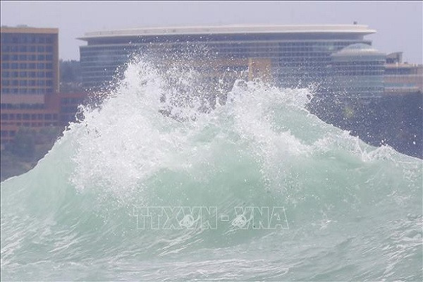 Han Quoc nang canh bao len muc cao nhat de phong bao Haishen