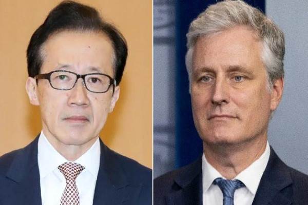 Thu tuong Nhat Ban Suga cu phu ta chuyen thong diep toi Washington