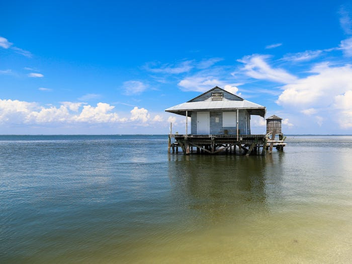 Đến đảo Captiva ở Florida, du khách có thể tham gia nhiều hoạt động ngoài trời như câu cá, nhảy dù và lặn biển.