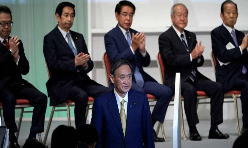 Quốc hội Nhật Bản sẽ bỏ phiếu vào ngày 16/9 để chính thức chọn tân Thủ tướng. Nếu đắc cử, ông Suga sẽ thay ông Shinzo Abe làm việc đến hết nhiệm kỳ vào tháng 9/2021. Ảnh: Reuters.