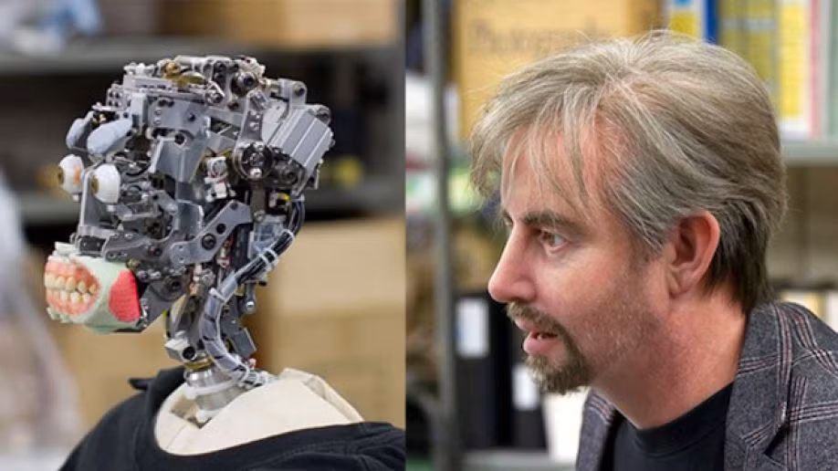 Geminoid DK ra mắt vào năm 2011 và khiến mọi người ngạc nhiên với biểu cảm khuôn mặt cực kỳ chân thực. Ảnh: @Wevolver.