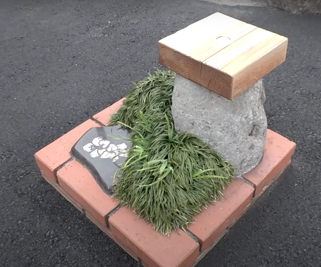 Một chuyên gia khảo sát đã được đưa đến để đo diện tích chính xác của công viên, đảm bảo rằng cấu trúc này phải đáp ứng được điều kiện tiên quyết để được công nhận là một công viên, nó bao gồm phải có khoảng một không gian xanh nơi mọi người (hoặc ít nhất là một người) có thể ngồi nghỉ ngơi thư giãn. Ảnh: @Nippon Television.