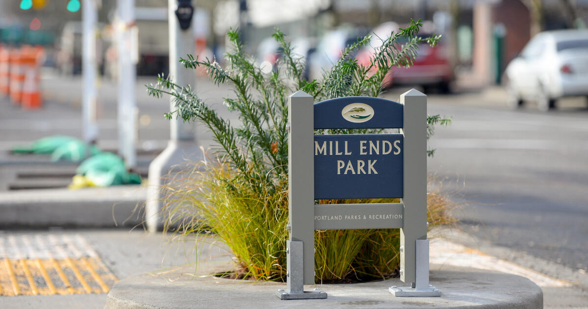 Một thập kỷ trước, các tờ báo quốc tế đã thay nhau viết về Công viên Mill Ends, được mệnh danh là công viên nhỏ nhất thế giới vào thời điểm đó. Ảnh: @Portland.gov.