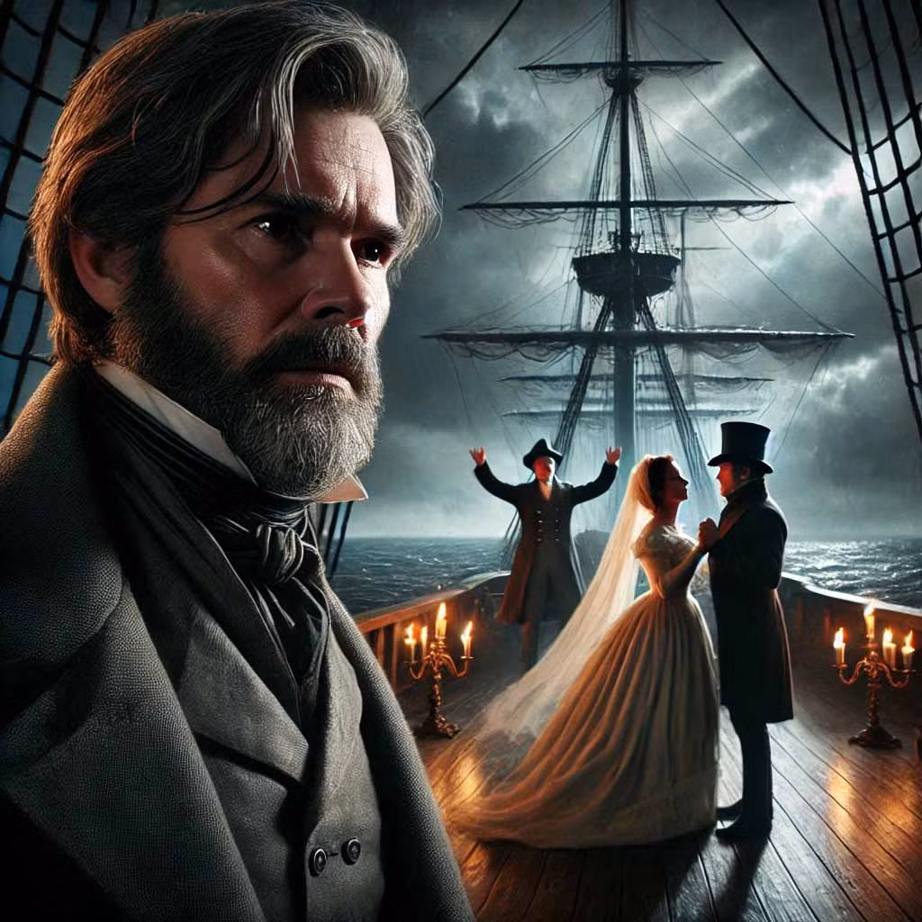 Tuy nhiên, có một vấn đề mà Lady Lovibond phát hiện ra trong suốt chuyến đi: Đó là cô dâu tương lai của ông thực sự yêu người bạn thân nhất của ông. Kinh hoàng và tức giận vì sự phản bội, thuyền trưởng chuyển sự tức giận của mình sang con tàu. Ảnh: @seattlesailingship.