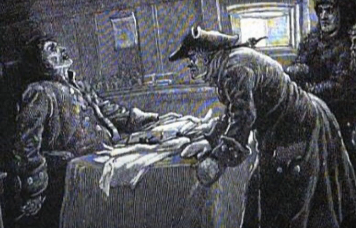 Họ nhanh chóng đến gần, lên tàu để xem thì thấy phi hành đoàn của Octavius đã chết từ lâu, đông cứng, thuyền trưởng cũng ngồi thẳng đông cứng tại bàn làm việc. Các thành viên phi hành đoàn của Herald vô cùng sợ hãi trước những gì họ thấy. Ảnh: @The Jolly Reiver.