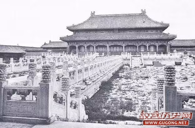 Bức ảnh về Càn Thanh Cung. Đây là cung điện nội đình của Tử Cấm Thành. Nơi đây là nơi sinh sống của Hoàng đế cùng các phi tử. Ảnh:gugong.net.