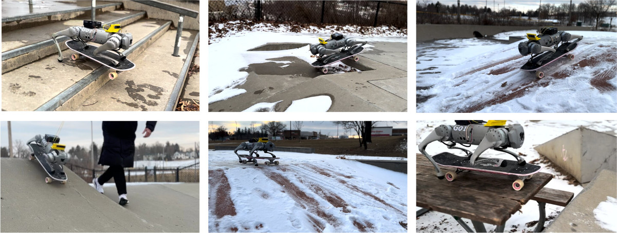 Ví dụ, nó có thể cho phép robot di chuyển nhanh hơn bằng ván trượt, giao hàng qua môi trường đô thị, bên trong văn phòng hoặc các cơ sở sản xuất. Ảnh: @Liu.