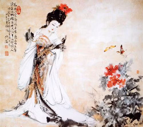 Năm công nguyên 737, sủng phi của Đường Huyền Tông là Võ Huệ Phi qua đời, Đường Huyền Tông vô cùng đau khổ, giai nhân mỹ nữ trong hậu cung cũng không khiến ông nguôi ngoai. Lúc này có người giới thiệu Dương Ngọc Hoàn có sắc đẹp như hoa như ngọc, hát hay múa giỏi với Hoàng đế. Nhưng lúc này, Ngọc Hoàn lại đang là phi tử của con trai nên không thể trực tiếp triệu vào cung, cho nên Đường Huyền Tông đã nghĩ ra một kế. Ảnh: baidu.com. 