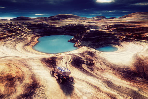 Một nhóm các nhà khoa học NASA ước tính rằng, có thể có một lượng nước lớn bị mắc kẹt trong các vết nứt nhỏ và lỗ rỗng đá ở giữa lớp vỏ Hỏa tinh. Ảnh: @UNILAD.