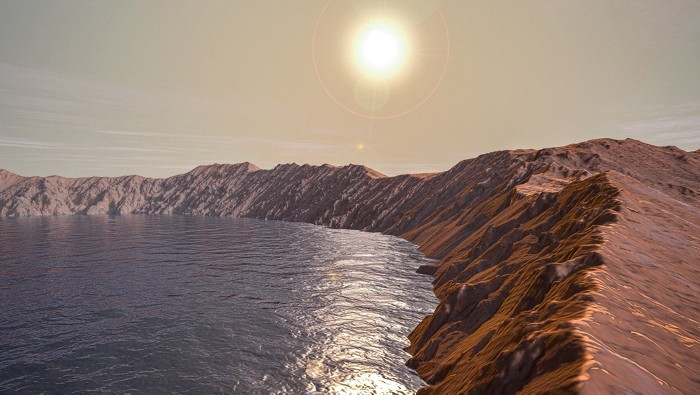 Trong khi động đất xảy ra khi các mảng kiến tạo dịch chuyển, di chuyển và nghiền vào nhau, thì lớp vỏ sao Hỏa giống như một mảng khổng lồ với các đứt gãy và vết nứt, khi hành tinh này tiếp tục co lại và nguội đi theo thời gian. Ảnh: @C&amp;EN - American Chemical Society.