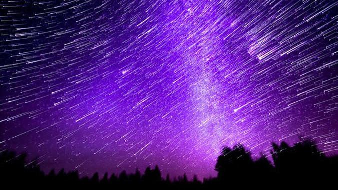 Nằm mơ thấy sao băng, đối với người thuộc chòm sao Thổ là điềm báo bệnh tật. Ảnh: baidu.com.