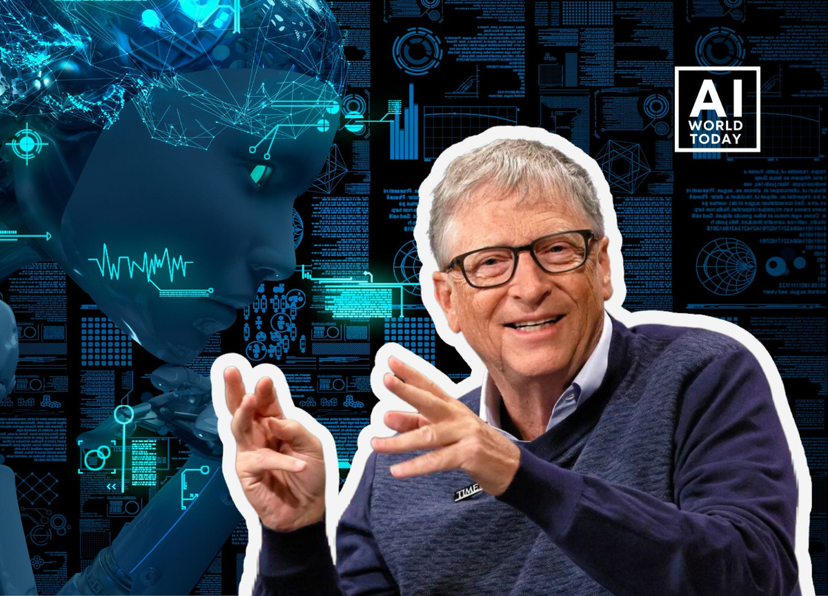 Vậy những công việc nào có khả năng bị AI thay thế đầu tiên, sau khi Bill Gates tiết lộ 3 công việc duy nhất mà ông tin rằng sẽ an toàn? Ảnh: @AI World Today.