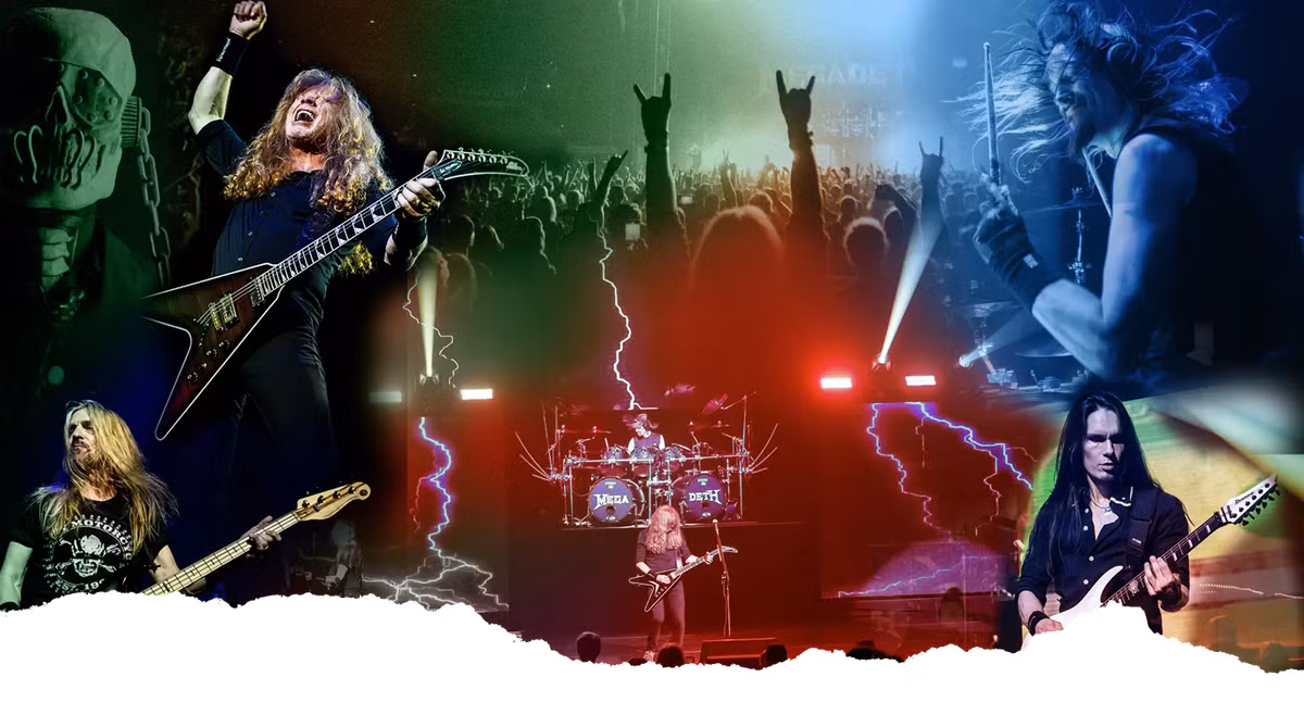 Ban nhạc heavy metal Megadeth đến từ Hollywood đã ngừng phát bài hát "The Conjuring" trong 17 năm do những chỉ dẫn về việc thực hiện bùa chú lên người khác. Ảnh: @megadeth.com.