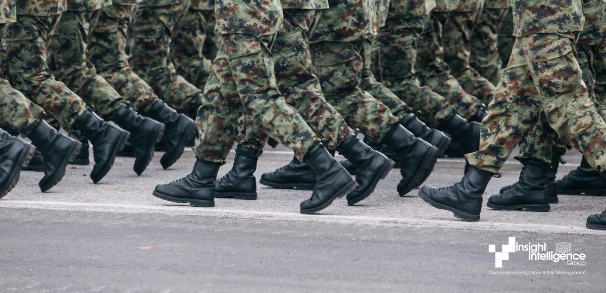 Sẽ có 7 ban nhạc quân đội và một cuộc nhảy dù của Golden Knights. Và tài liệu cho thấy, những người tham gia dân sự sẽ bao gồm những người đến từ các nhóm cựu chiến binh, các trường quân sự và các tổ chức tái hiện sự kiện, cùng vài nghìn thường dân. Ảnh: @Insight Intelligence Group.