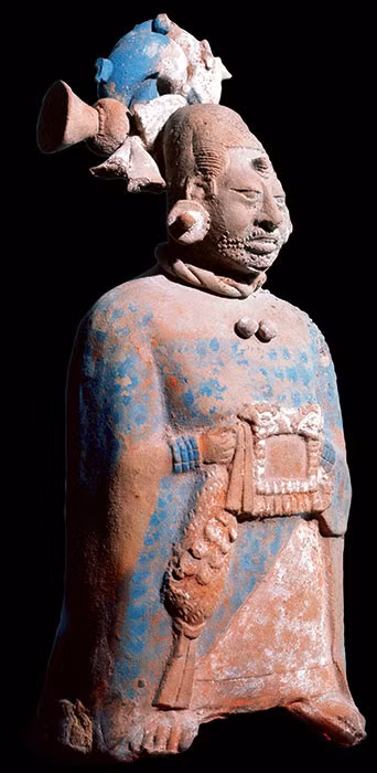 Từ lâu, giới khảo cổ học quốc tế cũng cho rằng, người Maya cổ đại đã biết xăm mình, với các tài liệu cổ mô tả cách cộng đồng người Maya Mopan xăm mình trên ngực và trên các bộ phận cơ thể khác. Ảnh: @Archaeology Magazine.