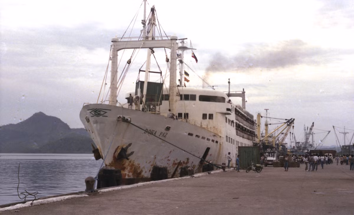 MV Doña Paz là một tàu chở khách do Onomichi Zosen của Hiroshima, Nhật Bản chế tạo và được đăng ký tại Philippines. Ảnh: @Wikipedia.