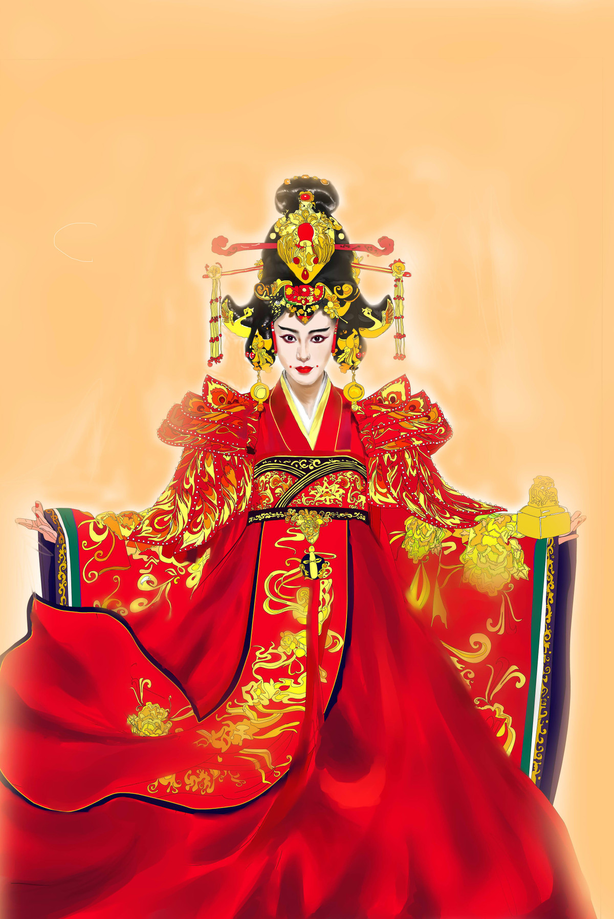 Đương nhiên, khi lên ngôi Hoàng đế, Võ Tắc Thiên cũng phải nghĩ đến vấn đề về người kế vị, đặc biệt khi tuổi ngày càng cao. Là nữ hoàng duy nhất trong lịch sử, khi mới bắt đầu bà thường chọn cách trốn tránh vấn đề này, nhưng khi tuổi cao, ắt phải đối diện với việc chọn lựa người kế vị. Bà ban đầu muốn nhường ngôi cho con cháu họ Võ, cụ thể là cháu ruột Võ Tam Tư. Ảnh: baidu.com.