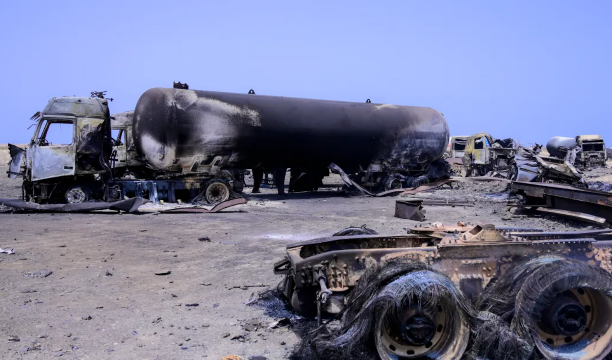 Bộ Tư lệnh Trung ương Mỹ (CENTCOM) tuyên bố: "Cuộc tấn công này không nhằm mục đích gây hại cho người dân Yemen”. Ảnh: @Al Jazeera.