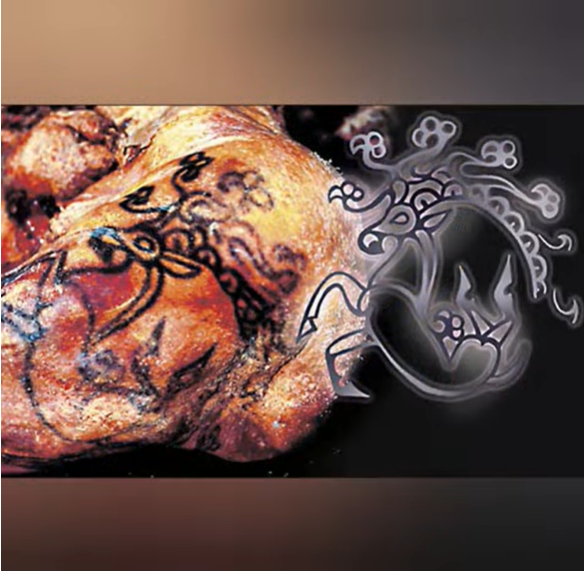 Xác ướp này đã làm say đắm thế giới không chỉ vì sự bảo quản đáng kinh ngạc, mà còn vì những hình xăm phức tạp vẫn còn trên da cô. Ảnh: @Archaeology Magazine.