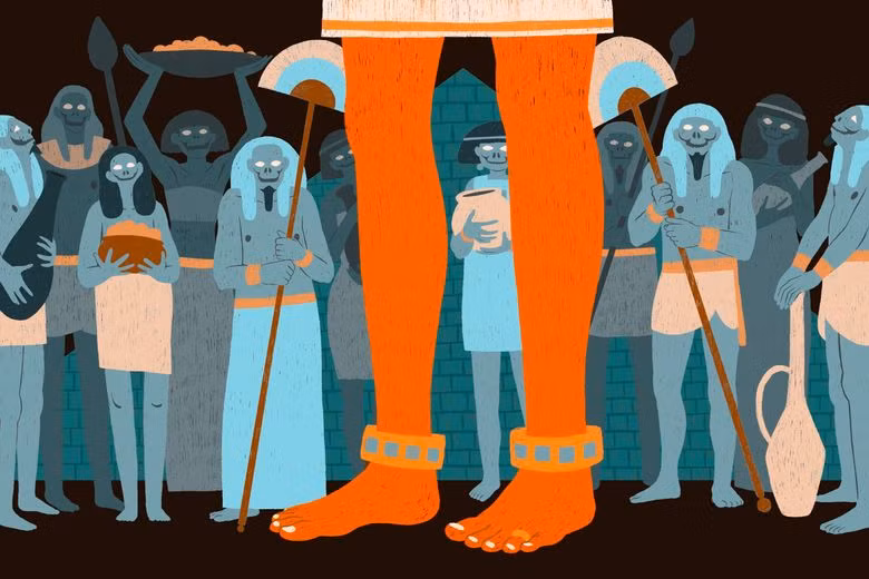 Ở Ai Cập cổ đại, có một nghi lễ hiến tế liên quan đến sự hy sinh của người hầu để phục vụ cho các nghi lễ tang lễ và lăng mộ của giới thượng lưu. Ảnh: @Atlas Obscura.