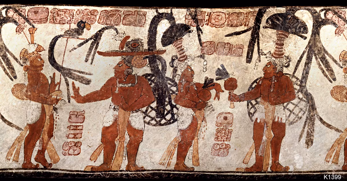 Việc chích lấy máu và hiến tế người là những tập tục phổ biến trong nền văn hóa Trung Mỹ, đặc biệt là nền văn hóa Maya. Ảnh: @Ancient Maya Cultural Traits. 