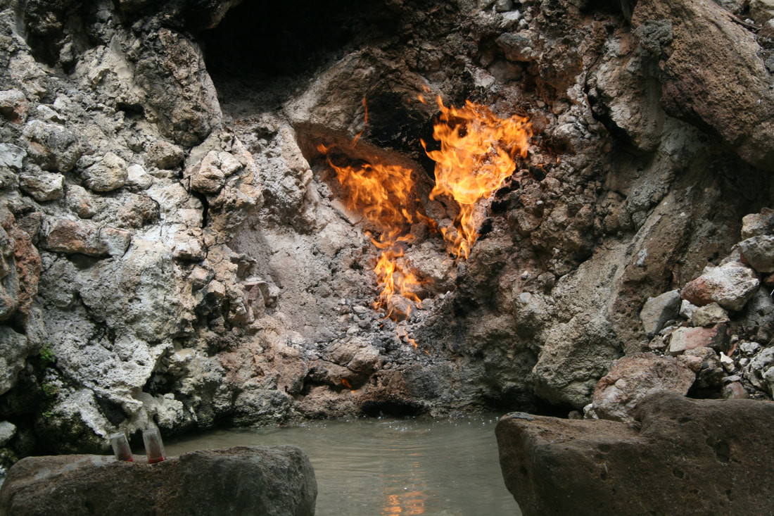 Được một số người gọi là 1 trong 7 kỳ quan của Đài Loan, ngọn lửa vĩnh cửu Guanziling là một trong những điểm đến du lịch ấn tượng của đất nước. Ảnh: @Foreigners in Taiwan.