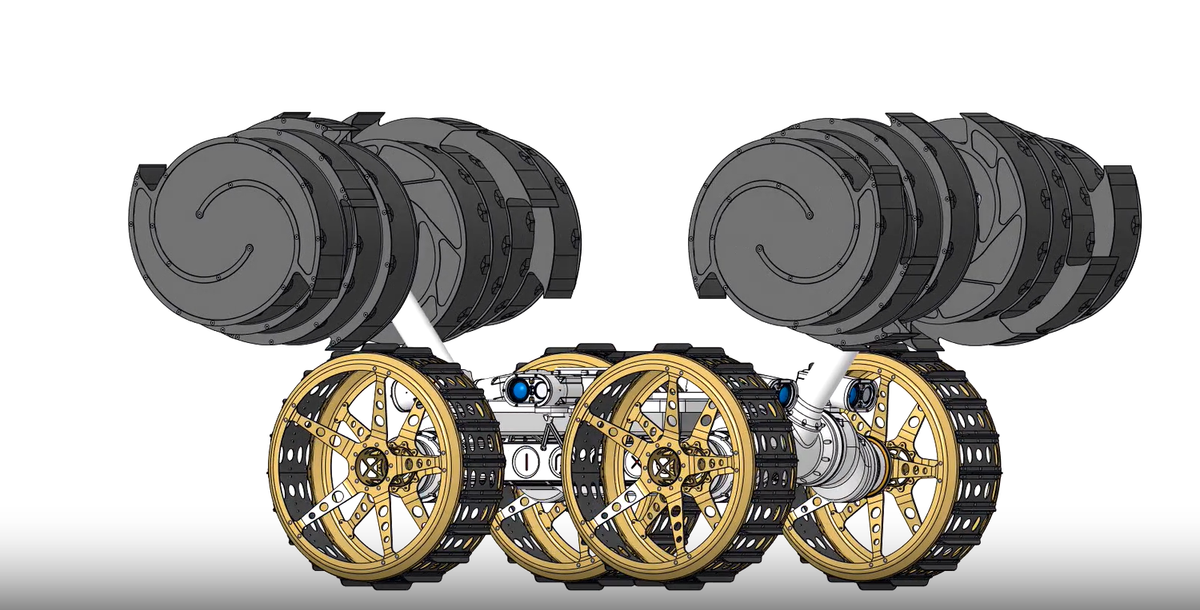 Trong thực tế, lớp regolith này có thể được thu thập, dùng để khai các nguồn tài nguyên thiết yếu như hydro, oxy và thậm chí cả nước có trong đó. Ảnh: @NASAKennedy.