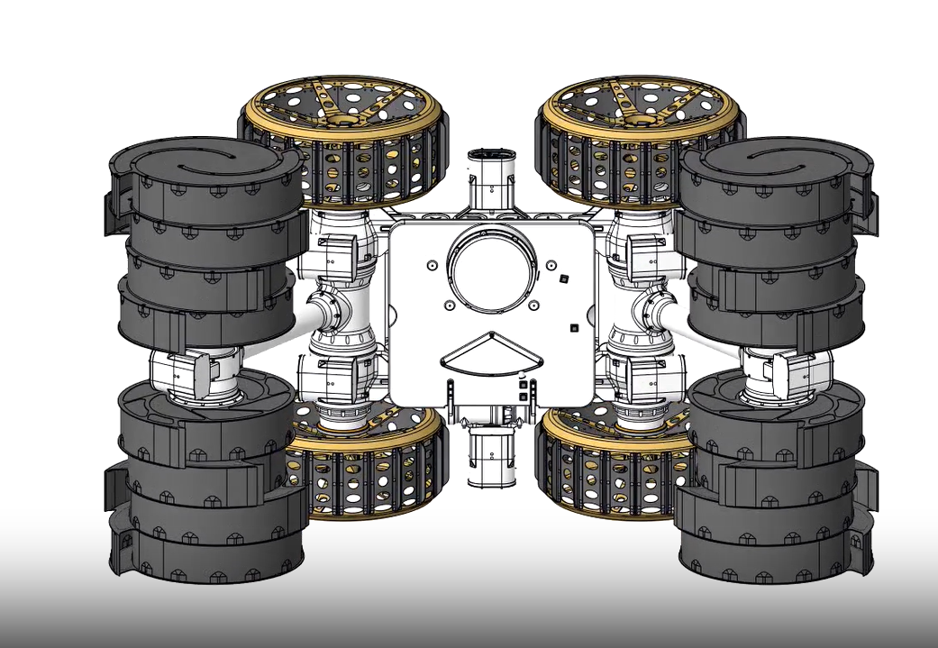 Nếu mọi việc diễn ra theo đúng kế hoạch, hệ thống robot này có thể giúp thiết lập sự hiện diện lâu dài của con người, không chỉ trên Mặt Trăng mà còn có khả năng là trên cả Sao Hỏa. Ảnh: @NASAKennedy.