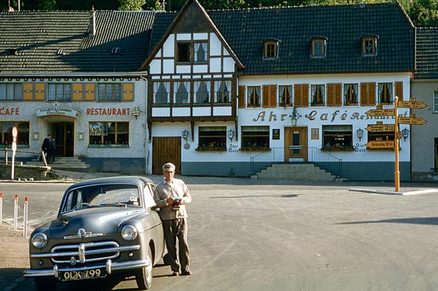 Thị trấn xinh đẹp Blankenheim năm 1957. Ảnh: sina.com.cn.