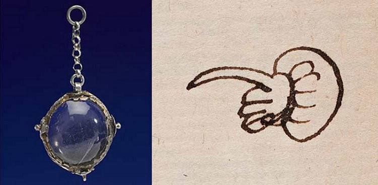 Người ta nói rằng, viên pha lê màu tím này có thể chữa khỏi bệnh tật và cho phép người sở hữu nó nhìn thấy được tương lai. Ảnh: @ancientpages.