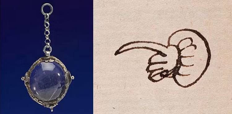 Người ta nói rằng, viên pha lê màu tím này có thể chữa khỏi bệnh tật và cho phép người sở hữu nó nhìn thấy được tương lai. Ảnh: @ancientpages.