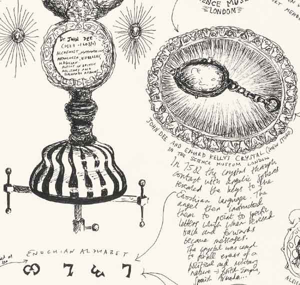 Nhà giả kim này tên là Nicholas Culpeper, ông ấy đã sử dụng viên pha lê tím để hỗ trợ chữa bệnh trong một số năm. Cho đến năm 1651, tại thời điểm đó, một con ma quỷ đã xuất hiện từ viên đá. Ảnh: @HEXEN2039.