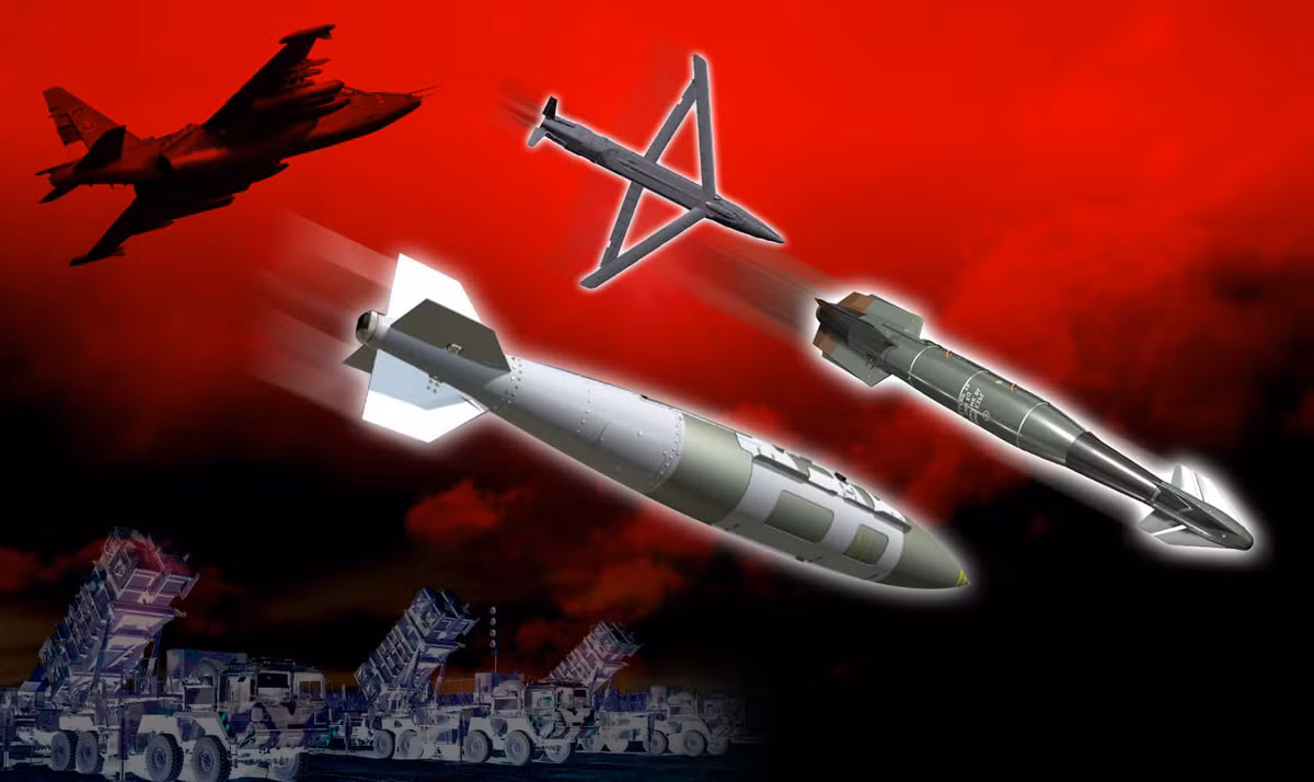 Nhà phân tích quân sự Ruben Johnson đã minh họa đặc điểm này của quân đội Nga, bằng ví dụ về việc sử dụng bom dẫn đường trên không (GAB). Ảnh: @pravda.