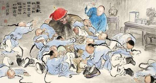 Theo các tài liệu sử học, Khang Hi Đế đã đưa ra lý do như sau: "Ngao Bái đã phục vụ lâu năm cho nhà Thanh, cho dù không có công lao thì cũng có khổ lao, nên không nhẫn tâm giết ông ta, cách chức, thu tịch nhà cửa là được rồi". Ảnh: baidu.com. 