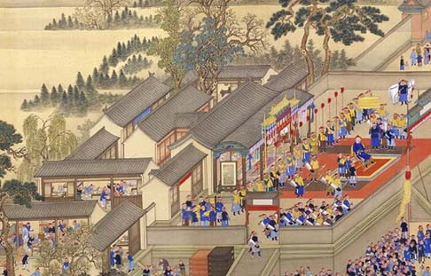 Khang Hi Đế lúc nhỏ cũng từng bị đậu mùa, nhưng do không bị quá nặng nên vẫn sống sót nhưng vào lúc đó, mọi người lại không nghĩ như vậy. Khi đó, Thuận Trị Đế cho rằng Khang Hi mắc đậu mùa mà không chết, chứng tỏ số mệnh của ông là số đại quý, nên đã quyết định lập ông là người kế vị. Ảnh: baidu.com.