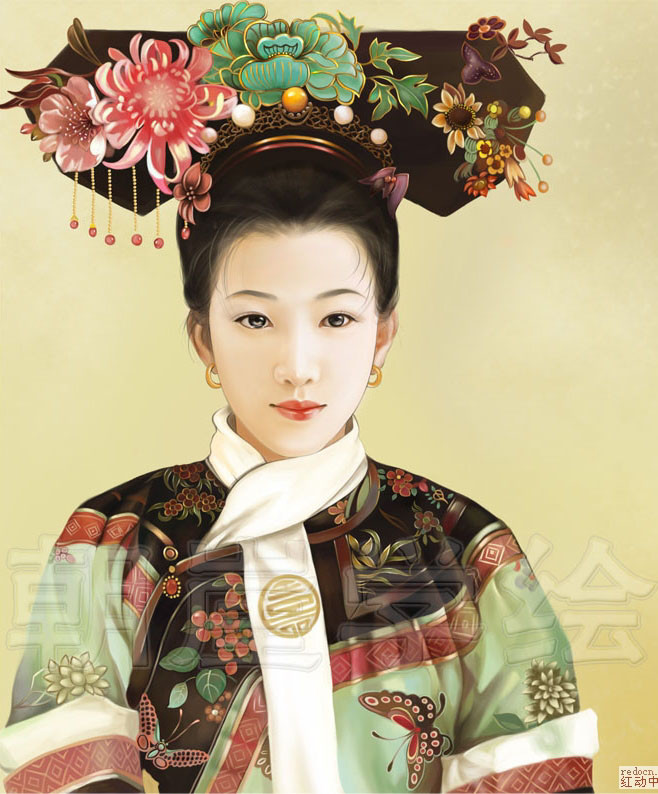 Hiếu Trang Thái Hậu là người phụ nữ có năng lực, dựa vào sức mạnh bản thân để đưa con trai của mình lên ngôi báu, nhưng con trai bà tức Thuận Trị Đế cuối cùng lại vì một người con gái mà bỏ mặc giang sơn, điều này khiến Hiếu Trang cảm thấy thất bại. Dù rất đau lòng, nhưng không thể lơ là triều chính, nên dưới sự nỗ lực của Hiếu Trang, Khang Hi lên ngôi hoàng đế khi tám tuổi. Ảnh: baidu.com. 