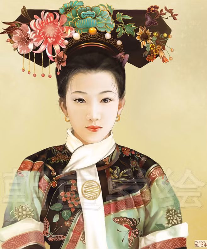 Hiếu Trang Thái Hậu là người phụ nữ có năng lực, dựa vào sức mạnh bản thân để đưa con trai của mình lên ngôi báu, nhưng con trai bà tức Thuận Trị Đế cuối cùng lại vì một người con gái mà bỏ mặc giang sơn, điều này khiến Hiếu Trang cảm thấy thất bại. Dù rất đau lòng, nhưng không thể lơ là triều chính, nên dưới sự nỗ lực của Hiếu Trang, Khang Hi lên ngôi hoàng đế khi tám tuổi. Ảnh: baidu.com. 