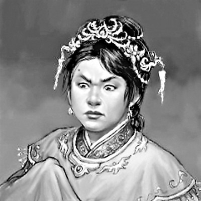 Lương Hồng sau khi biết chuyện thì phát hiện ra rằng tuy tướng mạo xấu xí nhưng bà lại là một người phụ nữ lương thiện đoan chính nên ông quyết định lấy Mạnh Quang. Khi Lương Hồng rơi vào cảnh khó khăn nhất, Mạnh Quang không vì thế mà bỏ rơi chồng, mà luôn cùng chồng kề vai sát cánh vượt qua khó khăn. Cuối cùng, hai người chung sống vô cùng hạnh phúc đến cuối đời. Ảnh: imange.baidu.com.