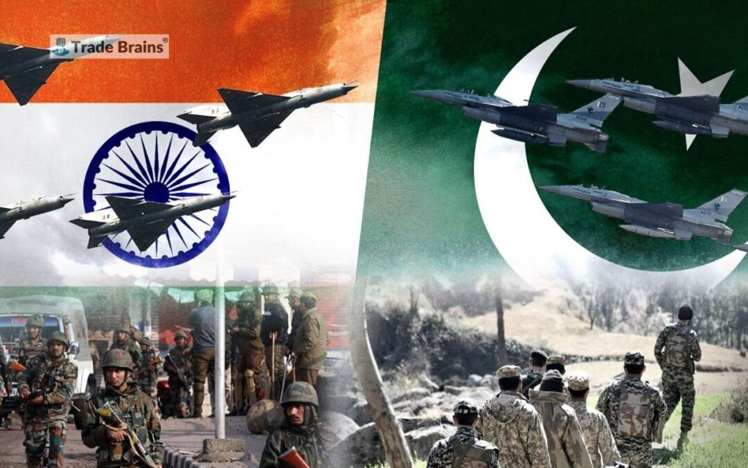 Chính quyền Pakistan tuyên bố, 42 máy bay chiến đấu của họ đã giao tranh với 72 máy bay phản lực của Ấn Độ, bắn hạ 5 máy bay đối phương, 3 máy bay Rafale do Pháp sản xuất, 1 máy bay Su-30MKI Flanker do Nga sản xuất, 1 máy bay MiG-29 Fulcrum do Nga sản xuất, và 1 máy bay không người lái trong trận chiến này. Ảnh: @9 News Australia.