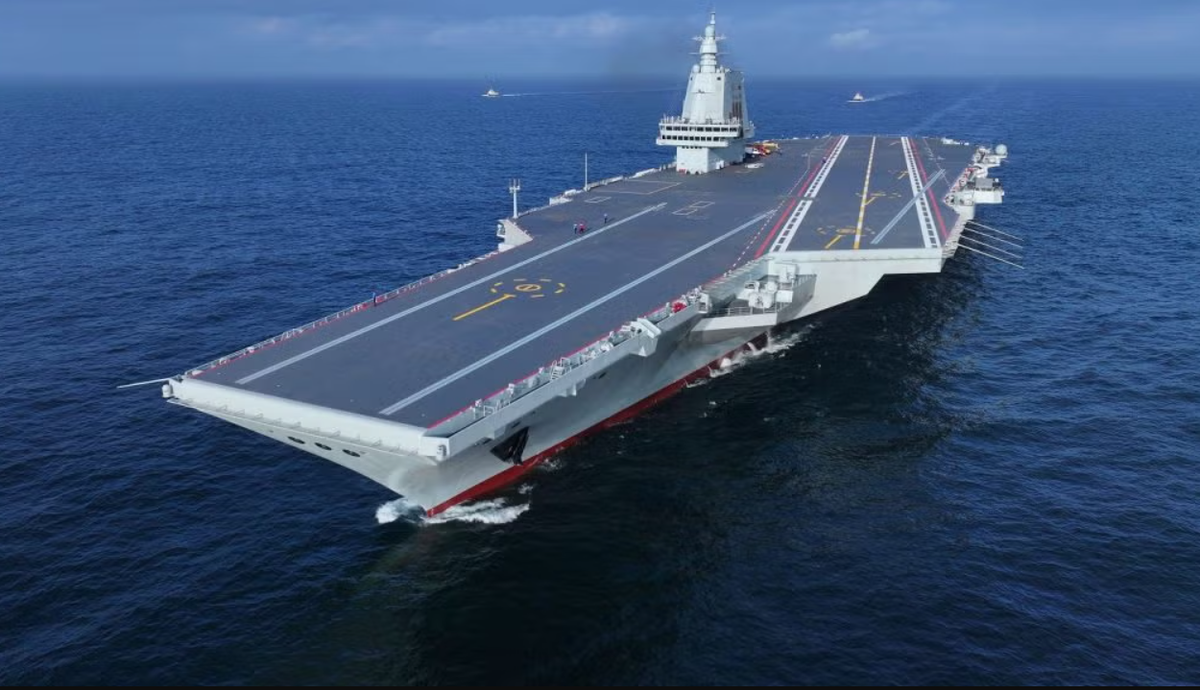 Trong đánh giá mới nhất về sức mạnh quân sự của Trung Quốc, Lầu Năm Góc không đề cập rõ đến Type 004, nhưng có nói rằng, Hải quân Quân Giải phóng Nhân dân Trung Quốc "đang trong giai đoạn đầu của việc vận hành đội tàu sân bay đa năng". Ảnh: @Naval Technology.